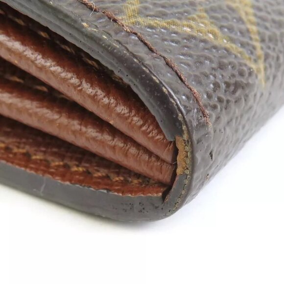 Auth LOUIS VUITTON Monogram Portefeuille Sarah Long Wallet Brown - Picture 4 of 11